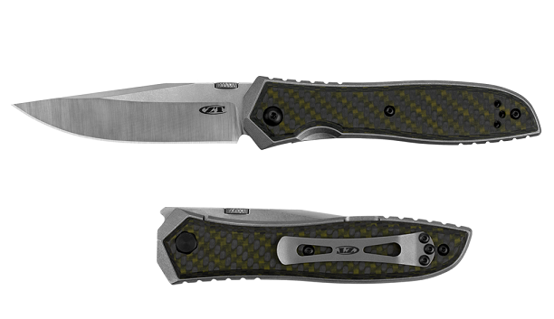 Zero Tolerance ZT640 Emerson Folding Knife, CPM 20CV, Carbon Fiber Green - Click Image to Close